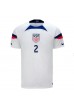 Fotbalové Dres Spojené státy Sergino Dest #2 Domácí Oblečení MS 2022 Krátký Rukáv